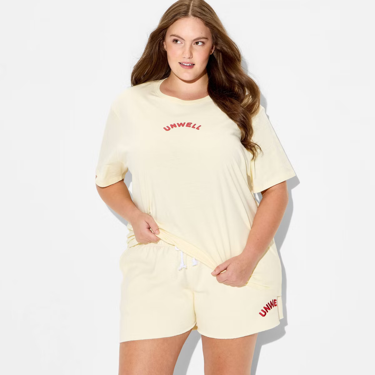Women's Unwell Oversized Short Sleeve Graphic T-Shirt - Yellow | Target