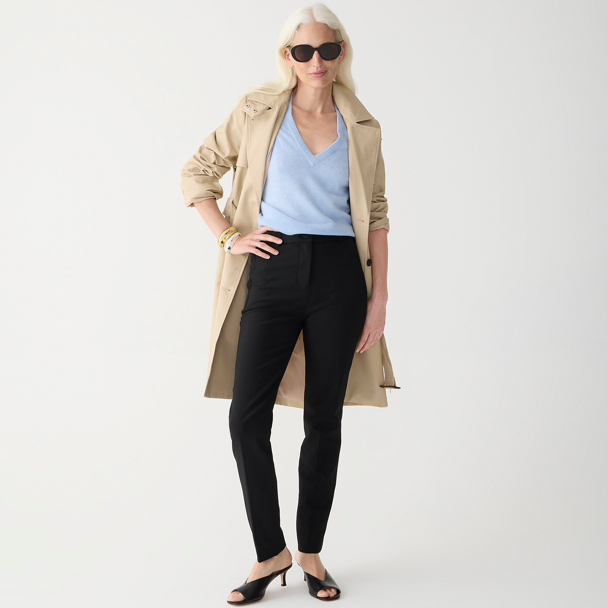 Cameron slim crop pant in four-season stretch | J. Crew US