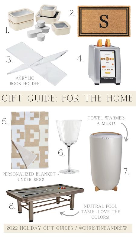 Holiday gift guide: for the home ✨

Christmas gift ideas; home gifts; holiday gifts; customizable blanket; towel warmer; Christine Andrew home; caraway 

#LTKGiftGuide #LTKSeasonal #LTKHoliday