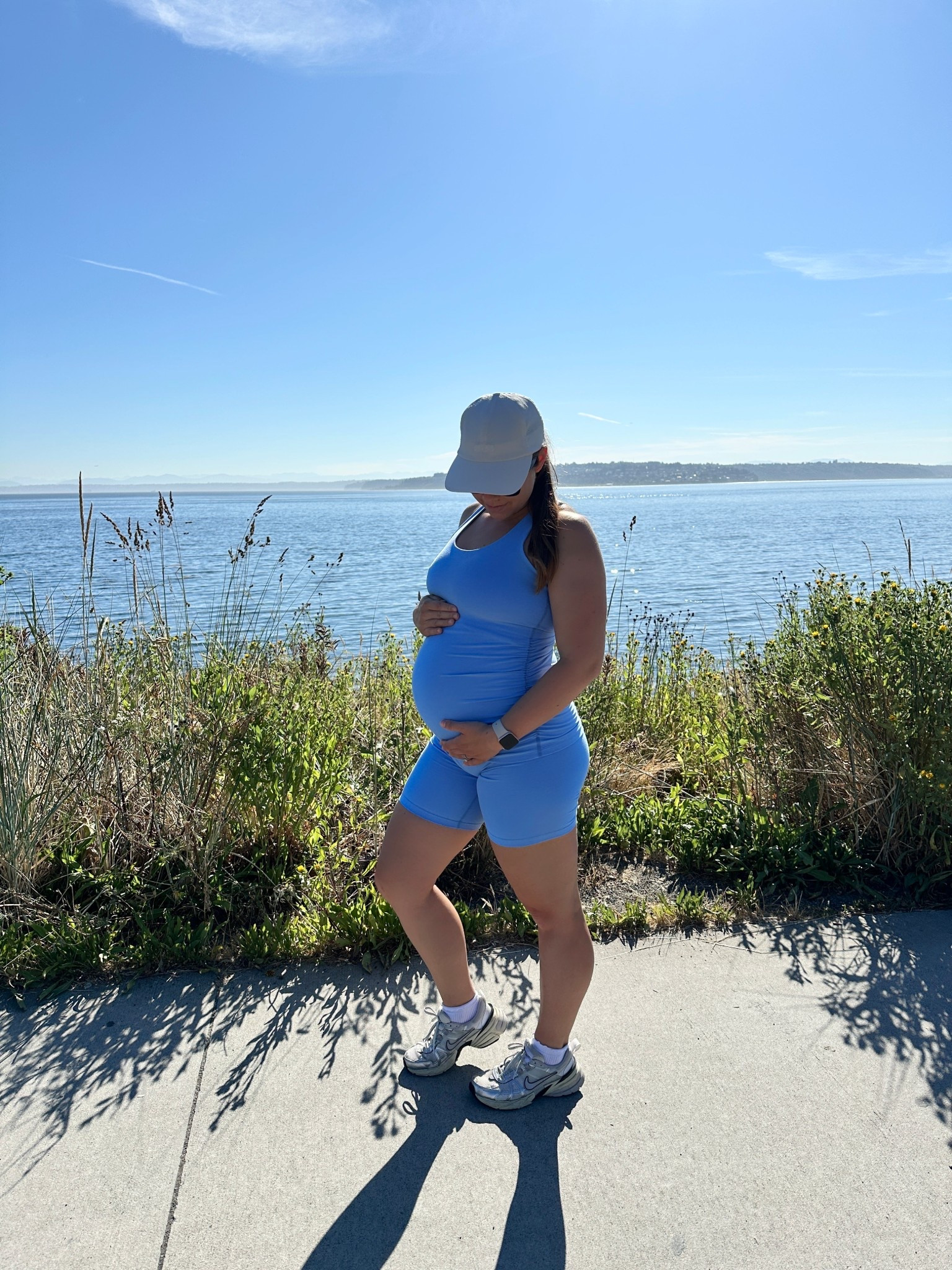 Obsessed with the Beyond Yoga Maternity Workout Wear 💙 

I am 28 weeks pregnant, and wearing size Medium in both the tank and biker shorts.

Maternity Workout Clothes | Matching Workout Set | Biker Shorts | Summer Outfit | Third Trimester 

#LTKBump #LTKSeasonal #LTKActive