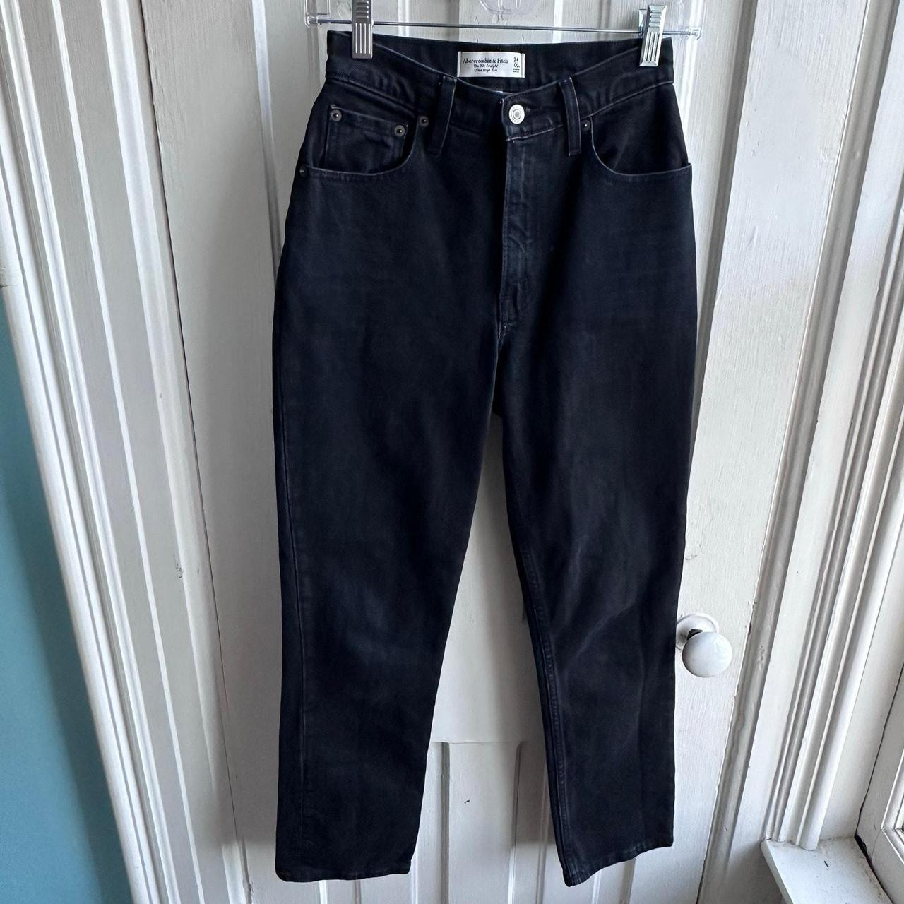 Abercrombie & Fitch Women's Jeans - Black - 24 | Depop US