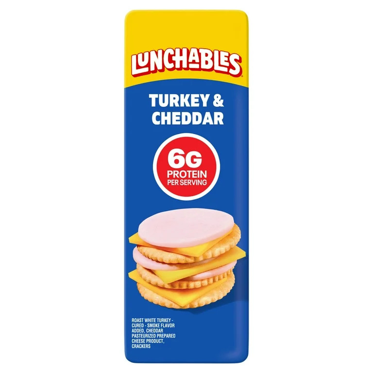 Lunchables Turkey & Cheddar Value Pack, 1.9 oz Pack | Walmart (US)
