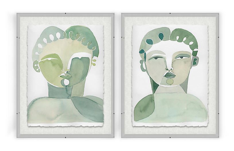 Hayley Mitchell, Lou I & Lou II Acrylic Box | One Kings Lane