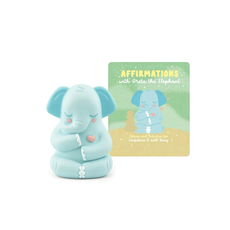 tonies Mindfulness: Affirmations with Greta the Elephant Audio Toy Figurine, Age Group 3+ - Walma... | Walmart (US)