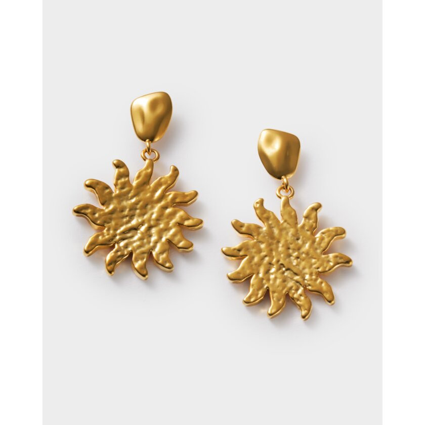 Solesi Sun Waterproof Gold Earrings | Katie Loxton Ltd. (UK)