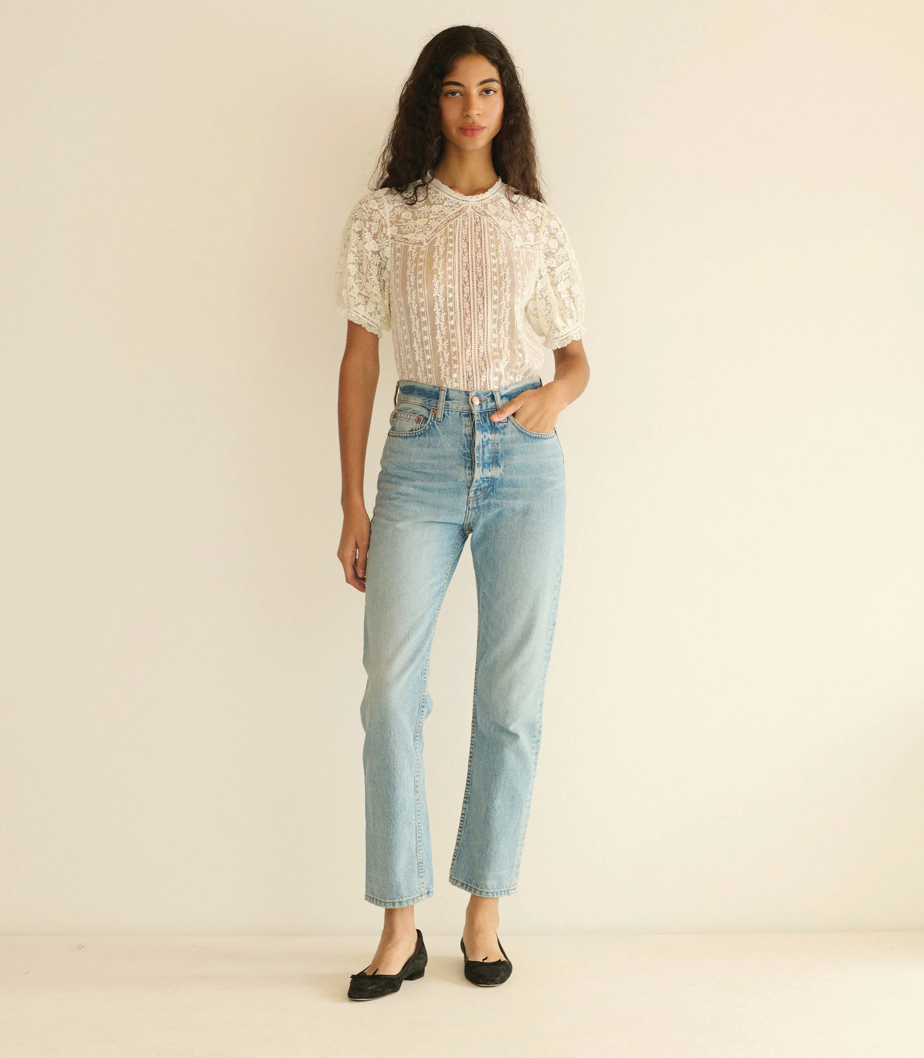 Idora Top - Salt | DÔEN | DOEN