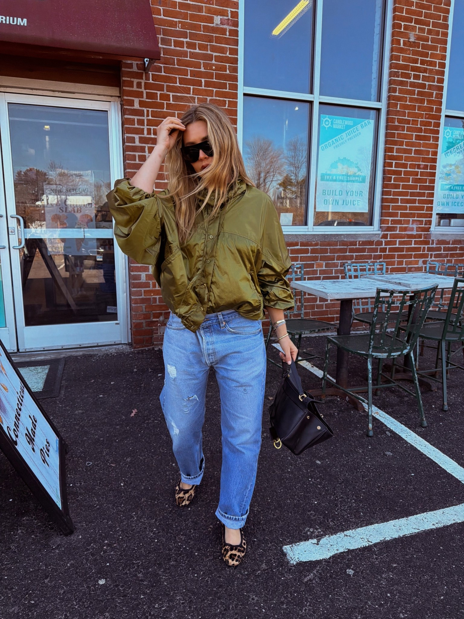 OOTD 
Jacket small 
*Flats run small size up 
