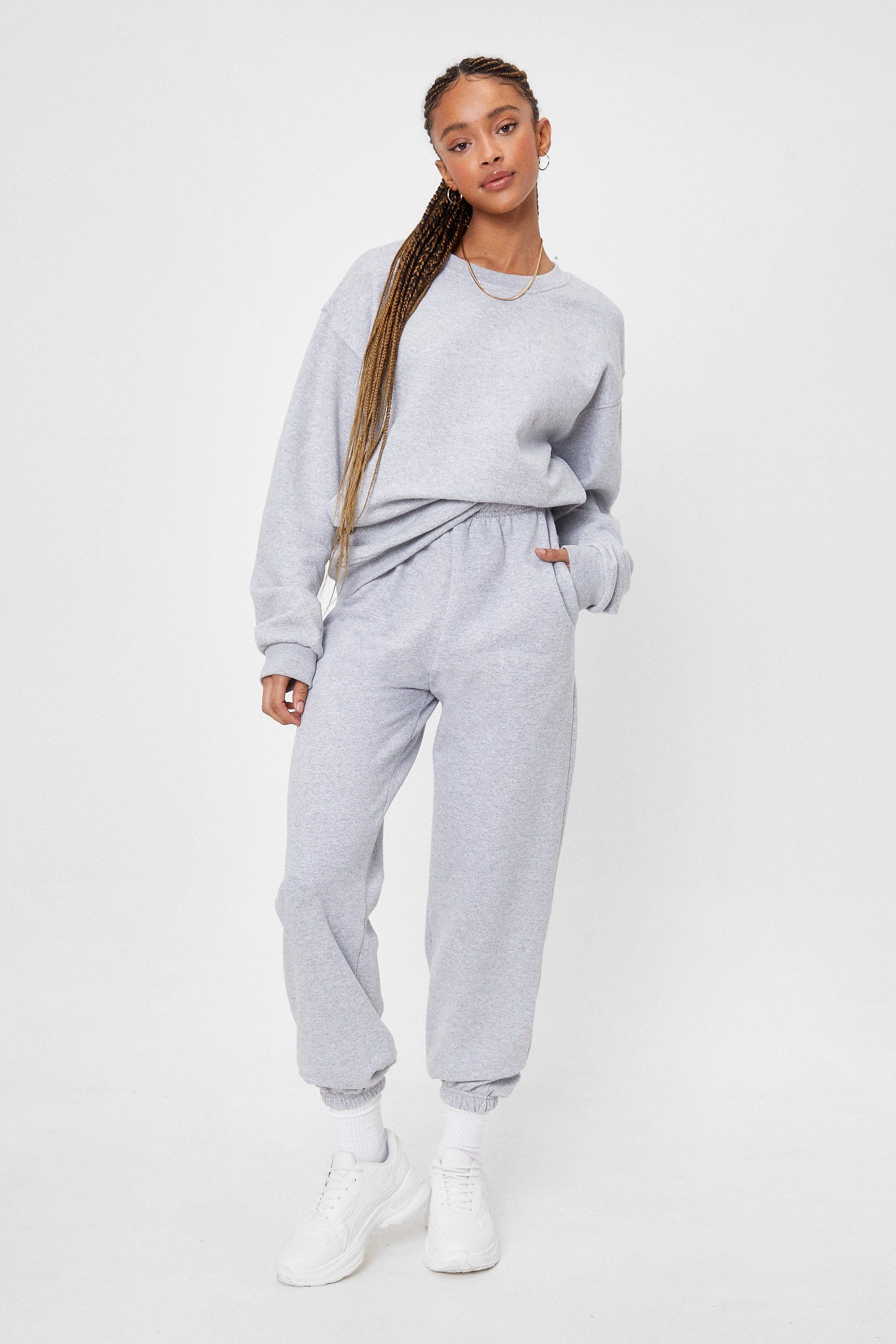 Missed You Cropped Sweatshirt and Jogger Set | NastyGal (US & CA)