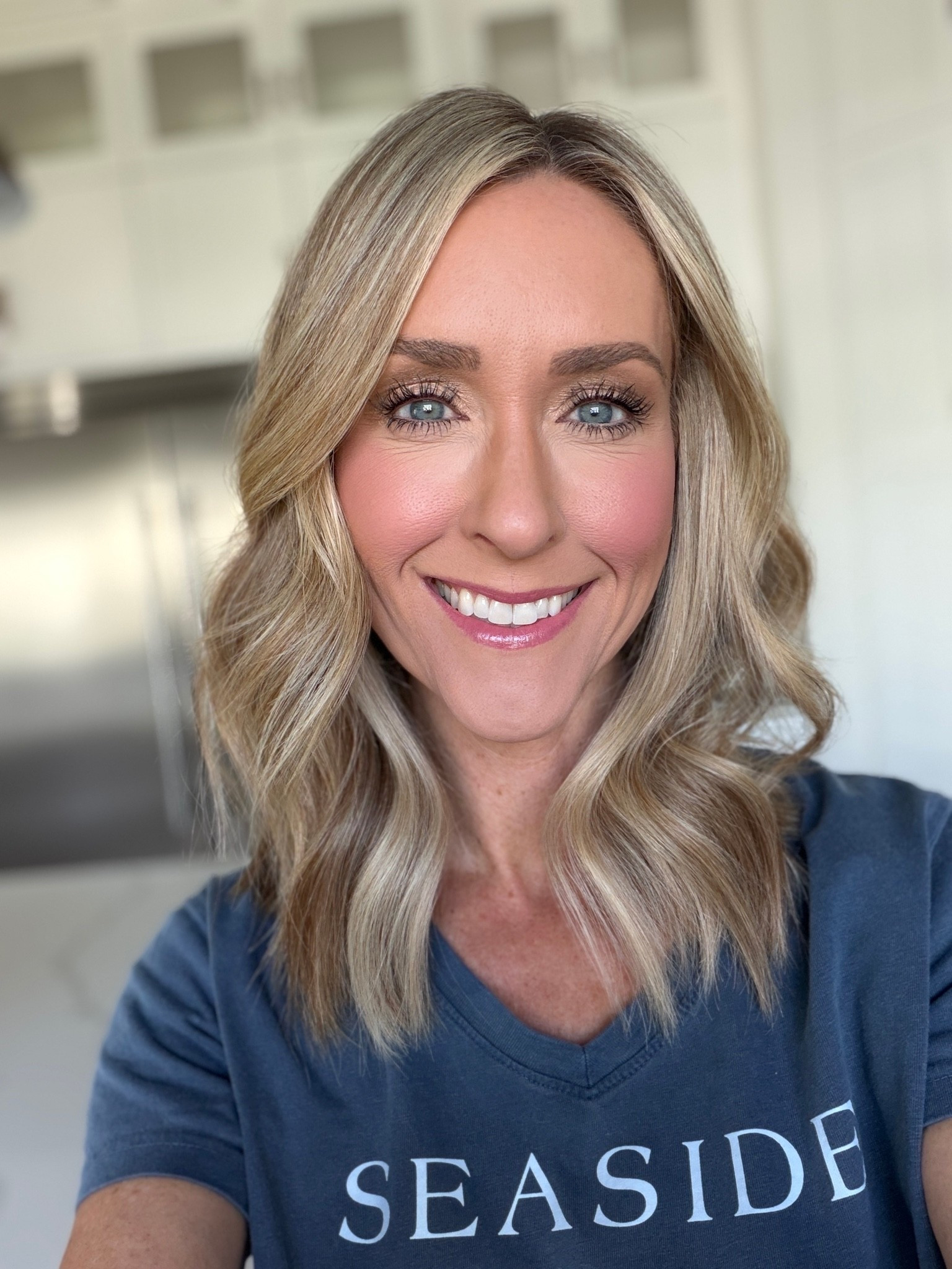 Happy Friday! Sharing my favorite over the counter makeup items that I use daily! My new find is this Rose color Burt’s Bees lip tint 💋