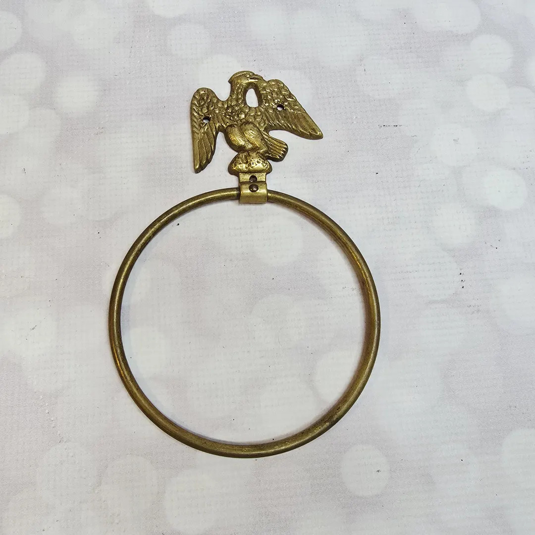 Vintage Brass Towel Ring, Choose One - Etsy | Etsy (US)