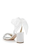 Badgley Mischka Women's TANA Heeled Sandal, Soft White, 9.5 | Amazon (US)