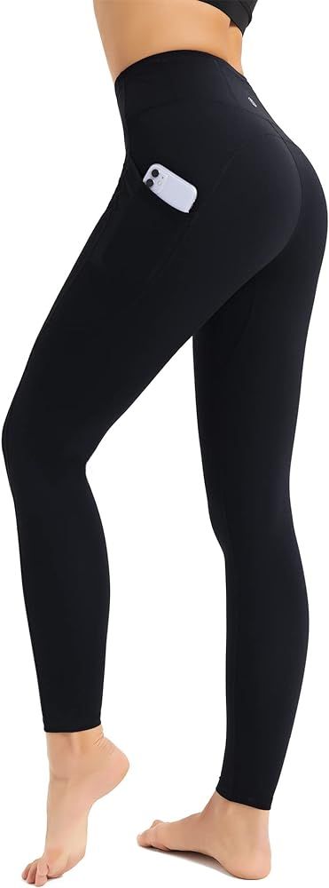 RUNNING GIRL High Waist Leggings with Pockets, Buttery Soft Yoga Athletic Tights for Active Women Wo | Amazon (US)