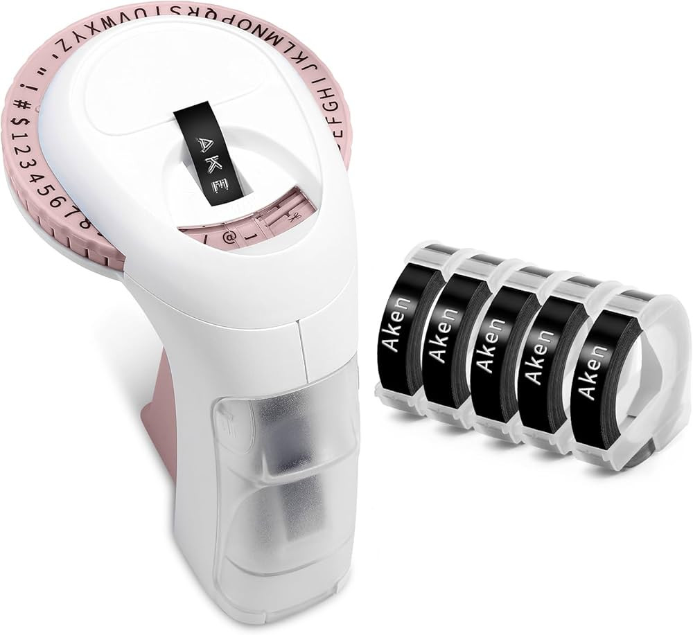 Aken Embossed Label Maker with Tapes, OmegaS 3D Embosser Handheld Label Printer, Portable Letteri... | Amazon (US)