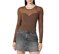 The Drop Women's Martina Sweetheart Mesh Top | Amazon (US)