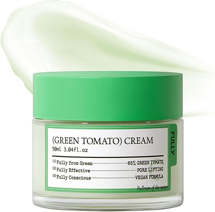 FULLY Green Tomato Facial Cream, Pore Lifting with 65% Green Tomato Extract and Vitamin C, Facial... | Amazon (US)