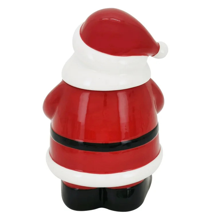 Holiday Time African-American Santa Large Cookie Jar | Walmart (US)