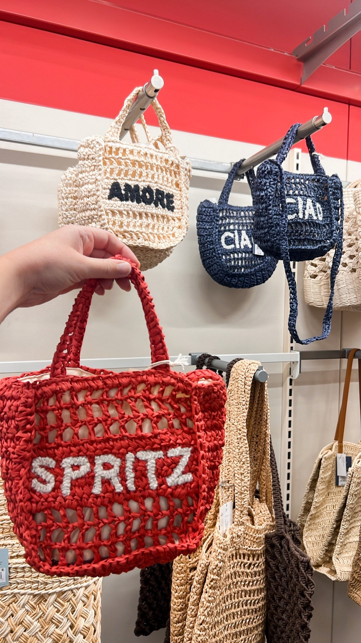 How cute are these mini designer inspired beach bags? Would be so cute for a beach vacation

Beach bag / designer look alike / designer bag / target finds / beach vacay / crochet bag / crochet tote bag 

#LTKStyleTip #LTKTravel #LTKItBag