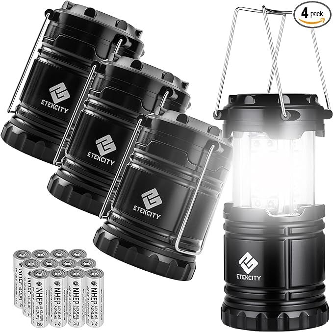 Etekcity Lantern Camping, Flashlight for Power Outages, Portable Camping Essentials Lights, Led B... | Amazon (US)