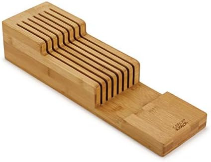 Joseph Joseph DrawerStore Knife Organizer, One Size, Bamboo | Amazon (US)