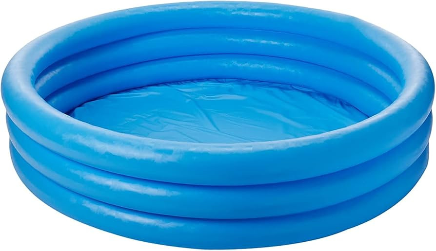 Intex 45 x 10 inch Inflatable Pool, Crystal Blue (Kiddie Pools, 1 Person, 5 Gallons, 1.7 lbs, 24 ... | Amazon (US)