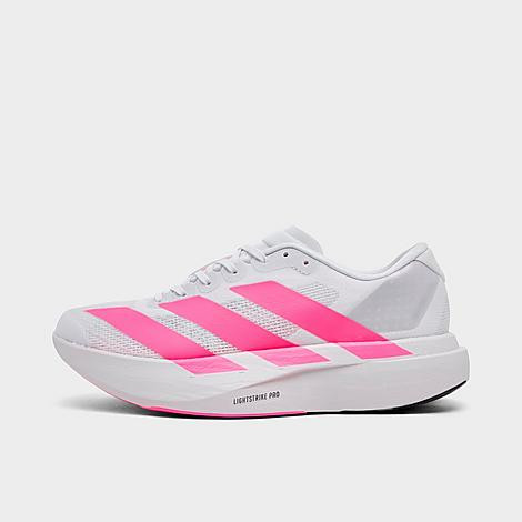 adidas Big Kids Adizero EVO SL Running Shoes in Dash Grey/Lucid Pink/Core Black Size: 5.5 | JD Sports (US)