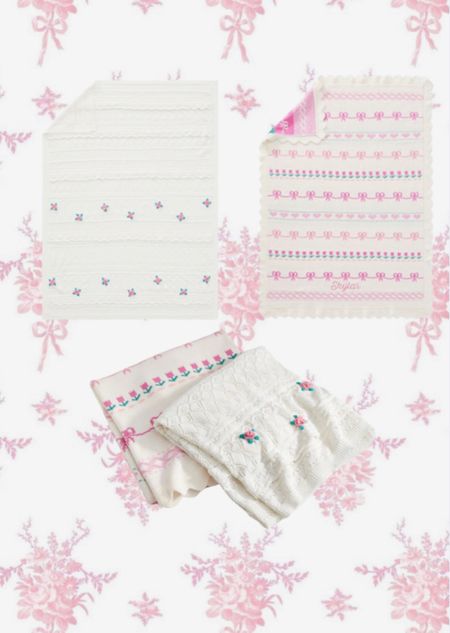 The most precious baby blankets I’ve seen. Knitted embroidered rose baby blanket fair isle knit blanket

#LTKkids #LTKFind #LTKhome
