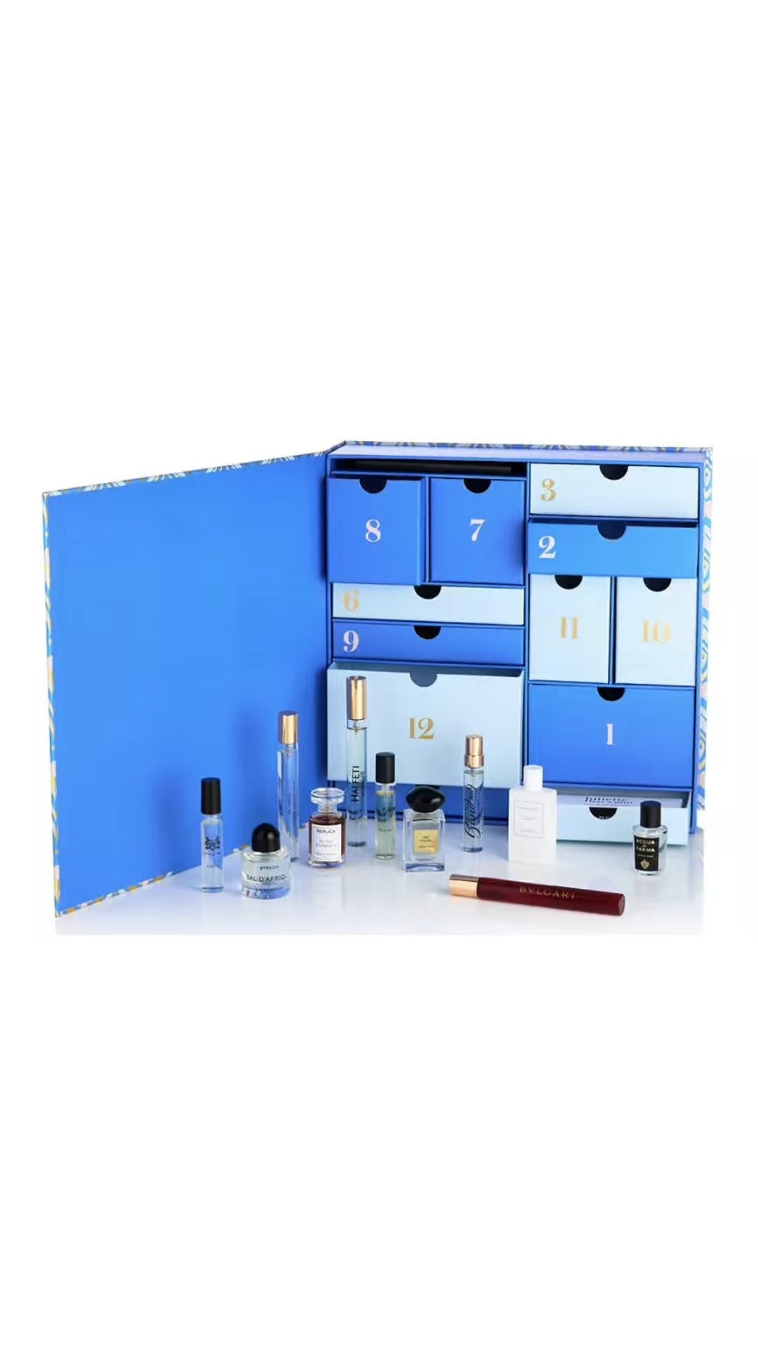 12 Day Fragrance Advent Calendar ($344 value) - $125 + Special Offer
- BYREDO Bal d'Afrique Eau de Parfum 0.27 oz.
- Parfums de Marly Delina Eau de Parfum 0.16 oz.
- INITIO Parfums Privés Power Self Extrait de Parfum 0.16 oz.
- BVLGARI Allegra Baciami Eau de Parfum 0.3 oz.
- Juliette Has A Gun Not a Perfume Eau de Parfum 0.17 oz.
- Penhaligon's Halfeti Eau de Parfum 0.34 oz.
- Acqua di Parma Signature Luce di Rosa Eau de Parfum 0.16 oz.
- Van Cleef & Arpels Collection Extraordinaire Santal Blanc Eau de Parfum 0.25 oz.
- Ex Nihilo Fleur Narcotique Eau de Parfum 0.25 oz.
- Giorgio Armani Thé Yulong Eau de Toilette 0.25 oz.
- Maison Margiela Replica By the Fireplace Eau de Toilette 0.2 oz.
- Bond No. 9 TriBeCa Eau de Parfum 0.17

SPECIAL OFFER: 
CHOOSE YOUR DELUXE TRAVEL SIZED FRAGRANCE FOR $37 WITH ANY BEAUTY PURCHASE!
Purchase your choice of a deluxe travel size fragrance or $37 with any Beauty Purchase.  Choices include: • YSL Libre 0.33 oz.  • Prada Paradoxe 0.33 oz.  • YSL MYSLF 0.33 oz.  • Prada Paradigme 0.33 oz.  • Valentino Donna Born in Roma Green Stravaganza 0.33 oz

#LTKHoliday #LTKGiftGuide #LTKSeasonal