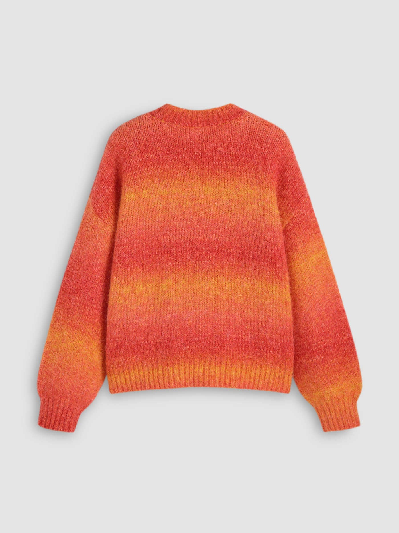 Fall Sweater Knit Fabric Wool-blend Stripe Ombre Sweater For School Daily Casual Picnic Coffee Sh... | Cider