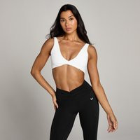 MP Women's Tempo Twist Front Sports Bra - White - XS | MyProtein UK