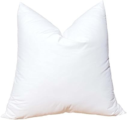 Pillowflex Synthetic Down Pillow Insert for Sham Aka Faux/Alternative (24 Inch by 24 Inch) | Amazon (US)
