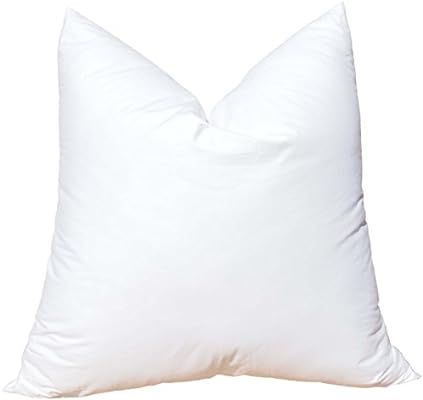 Pillowflex Synthetic Down Pillow Insert for Sham Aka Faux/Alternative (17 Inch by 17 Inch) | Amazon (US)