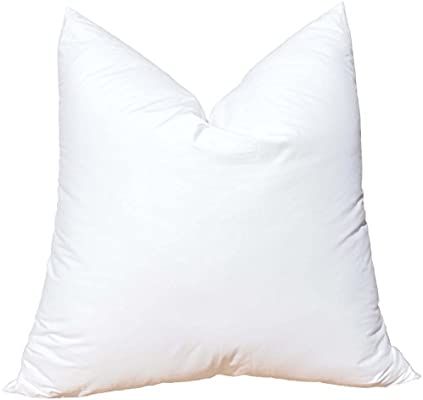 Pillowflex Synthetic Down Pillow Insert for Sham Aka Faux/Alternative (24 Inch by 24 Inch) | Amazon (US)