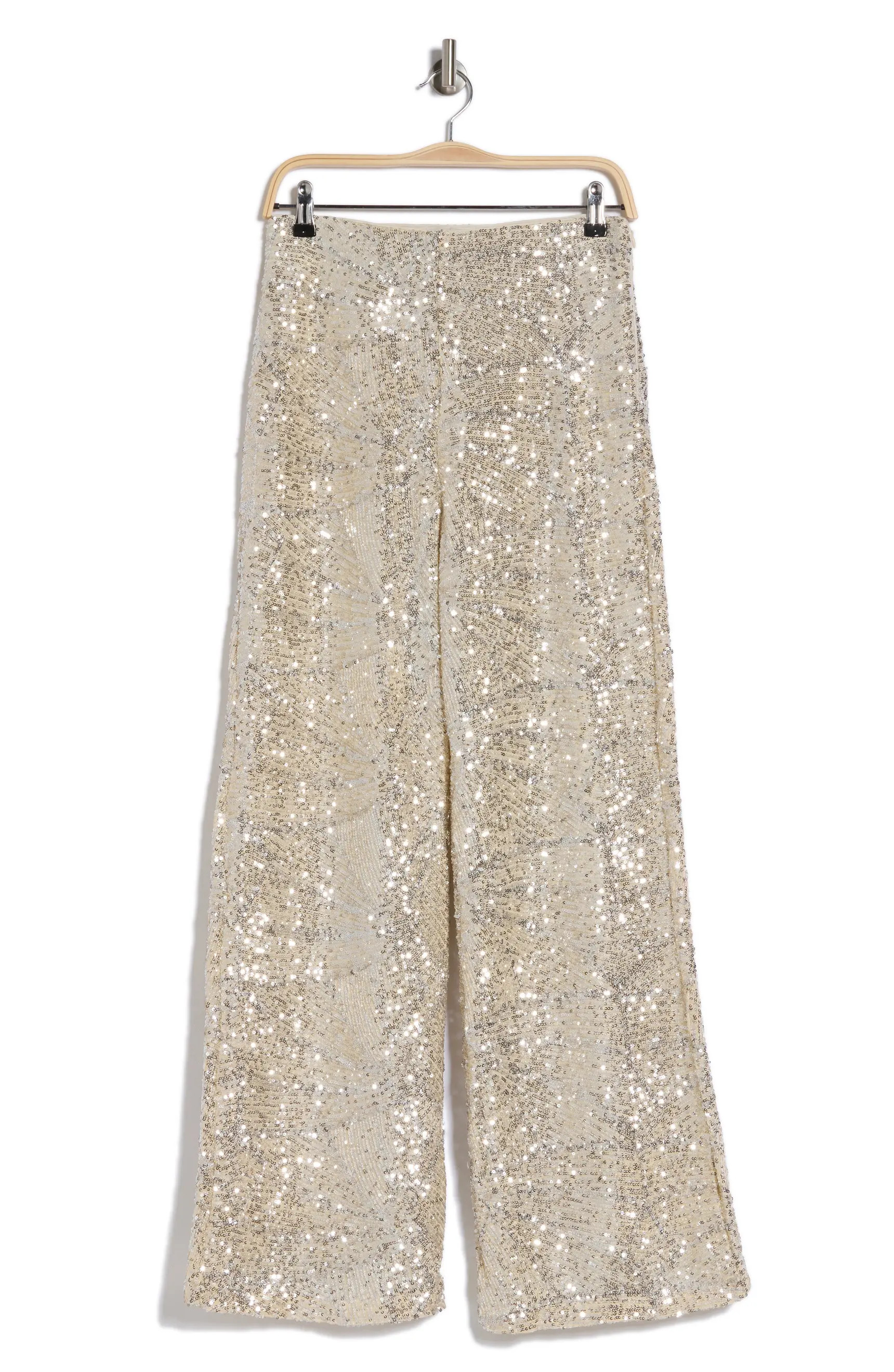 ICHI Sequin Wide Leg Pants | Nordstromrack | Nordstrom Rack