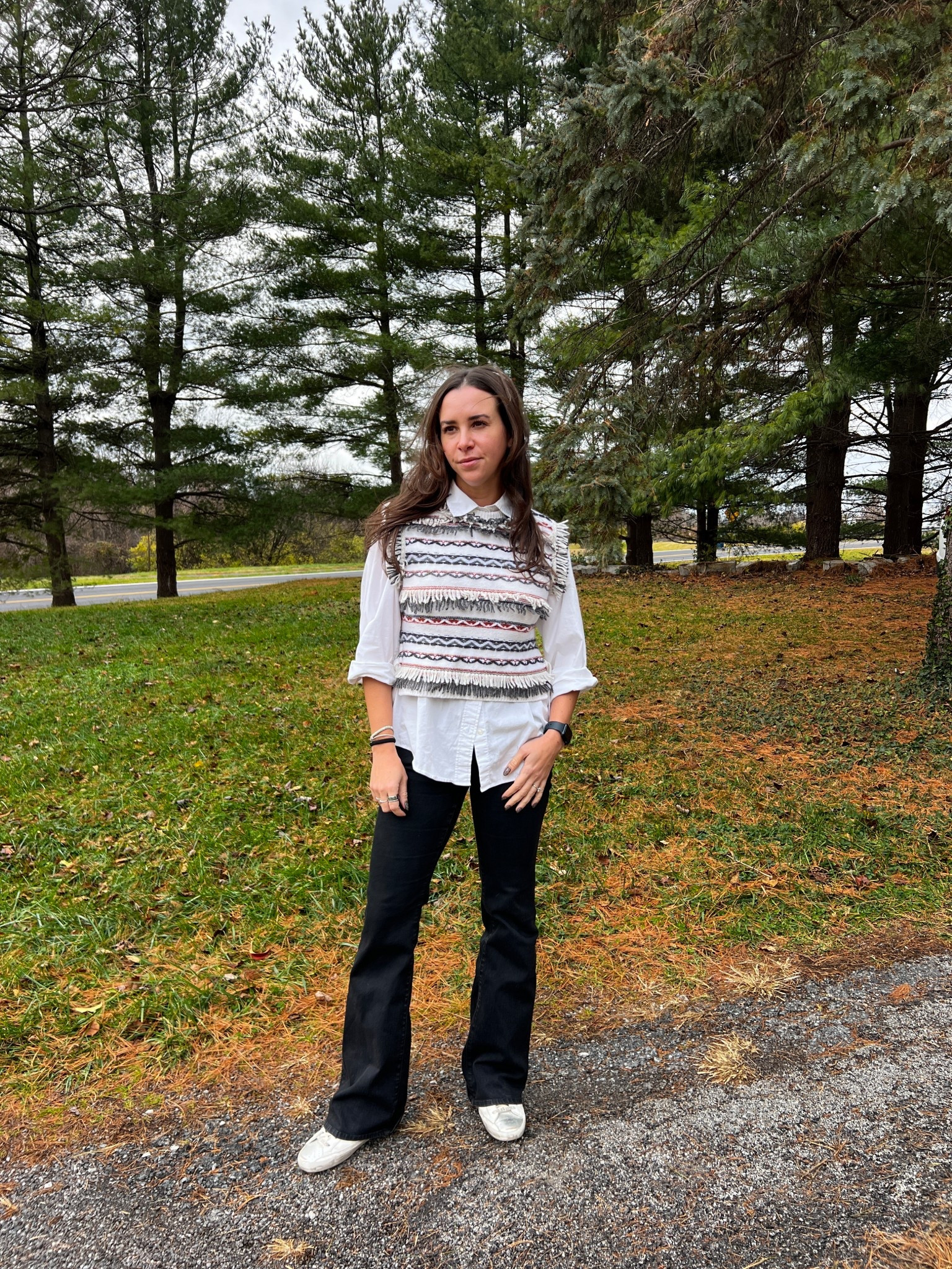Thanksgiving outfit. Sweater vest. Flare jeans. Black pants. Madewell jeans. Rent the runway. Casual Thanksgiving.

#LTKSaleAlert #LTKootd #LTKFindsUnder100