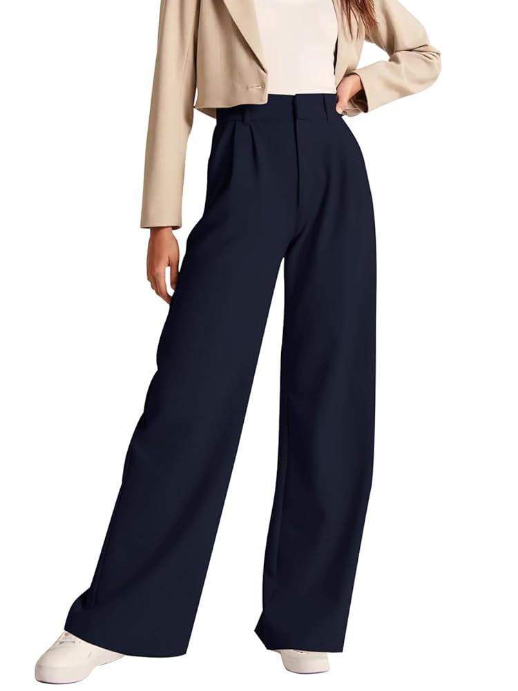 NIMIN High Waisted Work Pants for Women Business Casual Outfits 2025 Office Dress Pants Trousers ... | Amazon (US)