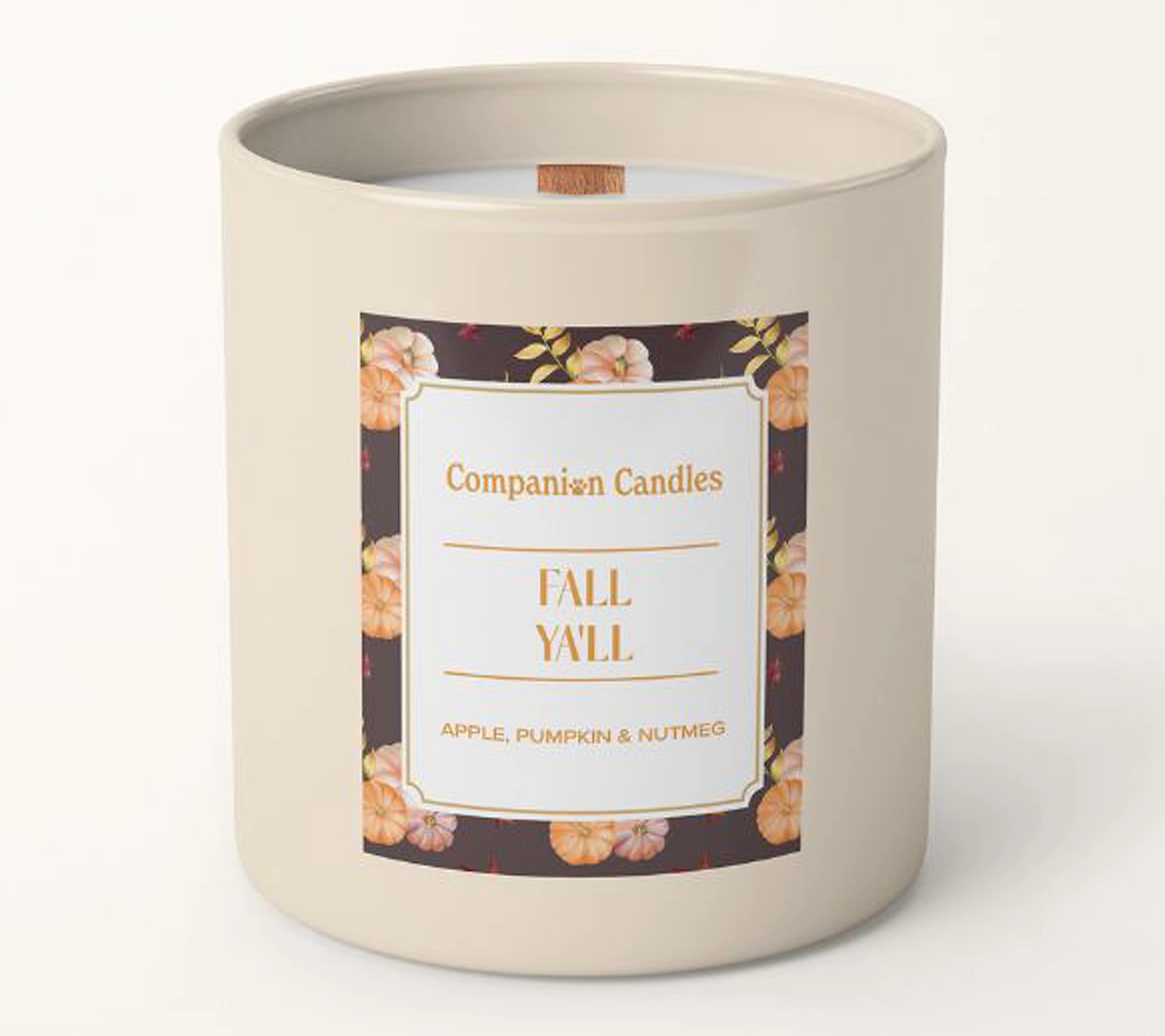 Companion Candles Fall Ya'll: Apple, Pumpkin & Nutmeg | QVC