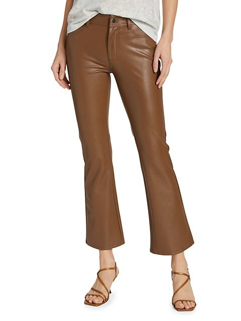 Claudine Faux Leather Flared Leg Pants | Saks Fifth Avenue