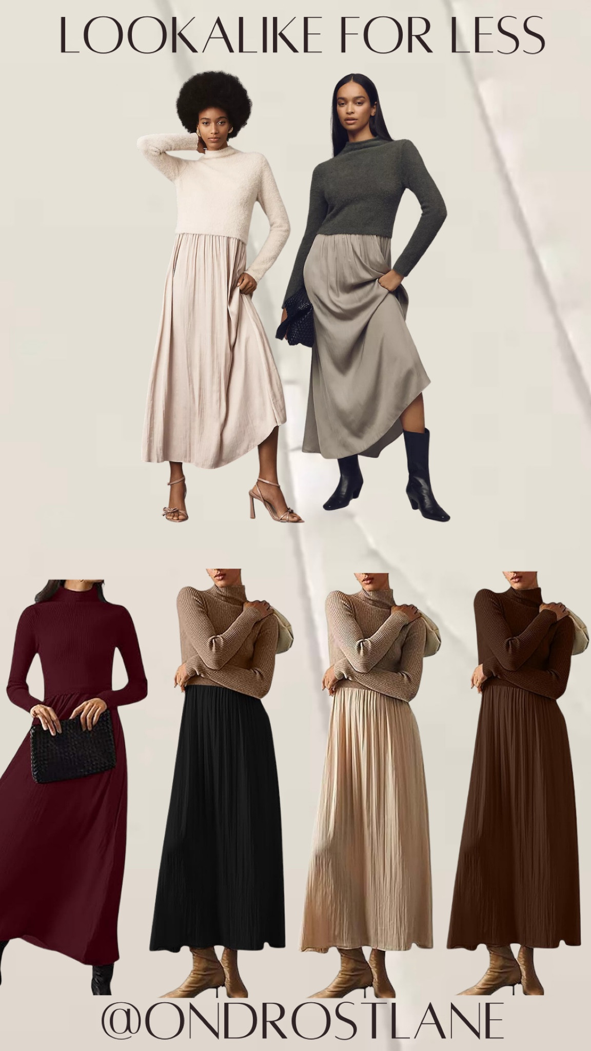 Anthropologie dress lookalike for way less $$$ 🤑 #fallfashion #falldress #anthro #amazonfashion #amazonfind #dress 

#LTKSaleAlert #LTKStyleTip #LTKGiftGuide