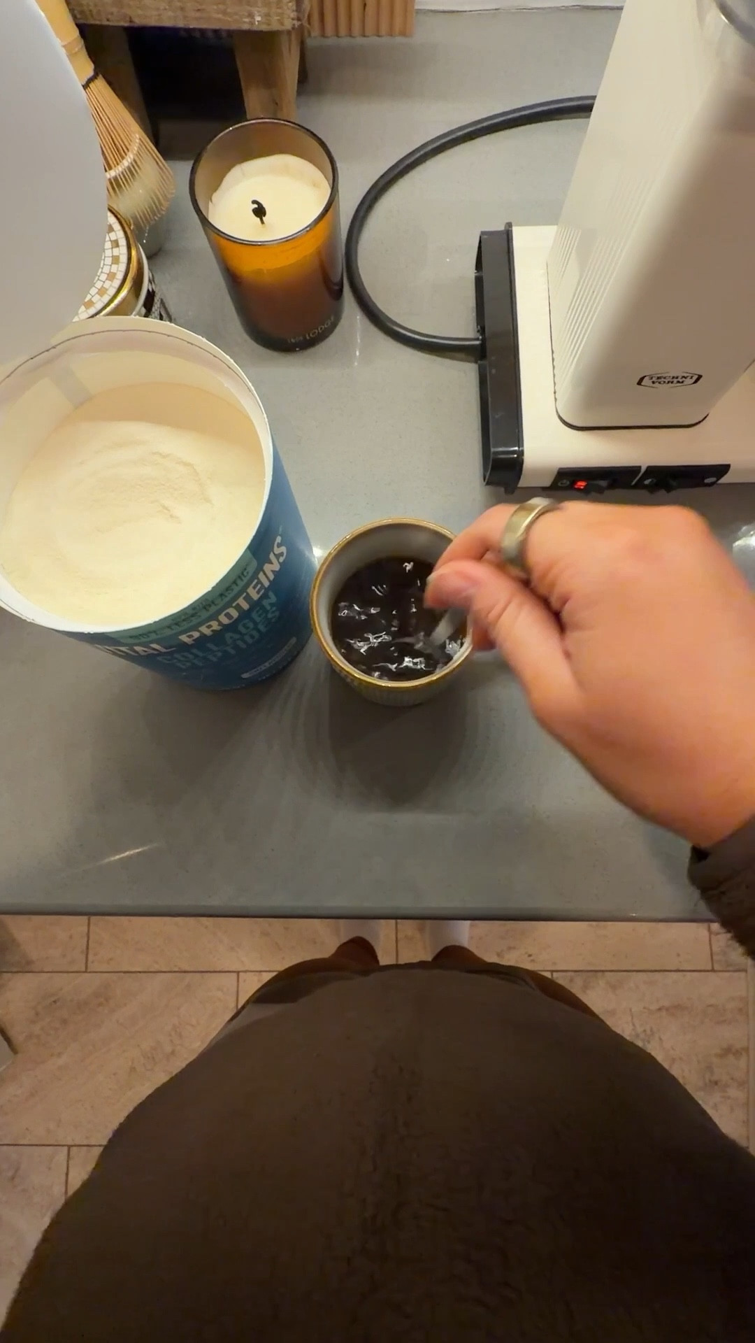 #VitalPartner #ad The perfect morning cup of joe! @starbucks pike place medium roast with @vitalproteins collagen. You can grab now at @target #Starbucksathome, #TargetPartner #Target 

#LTKmorningroutine #LTKHome