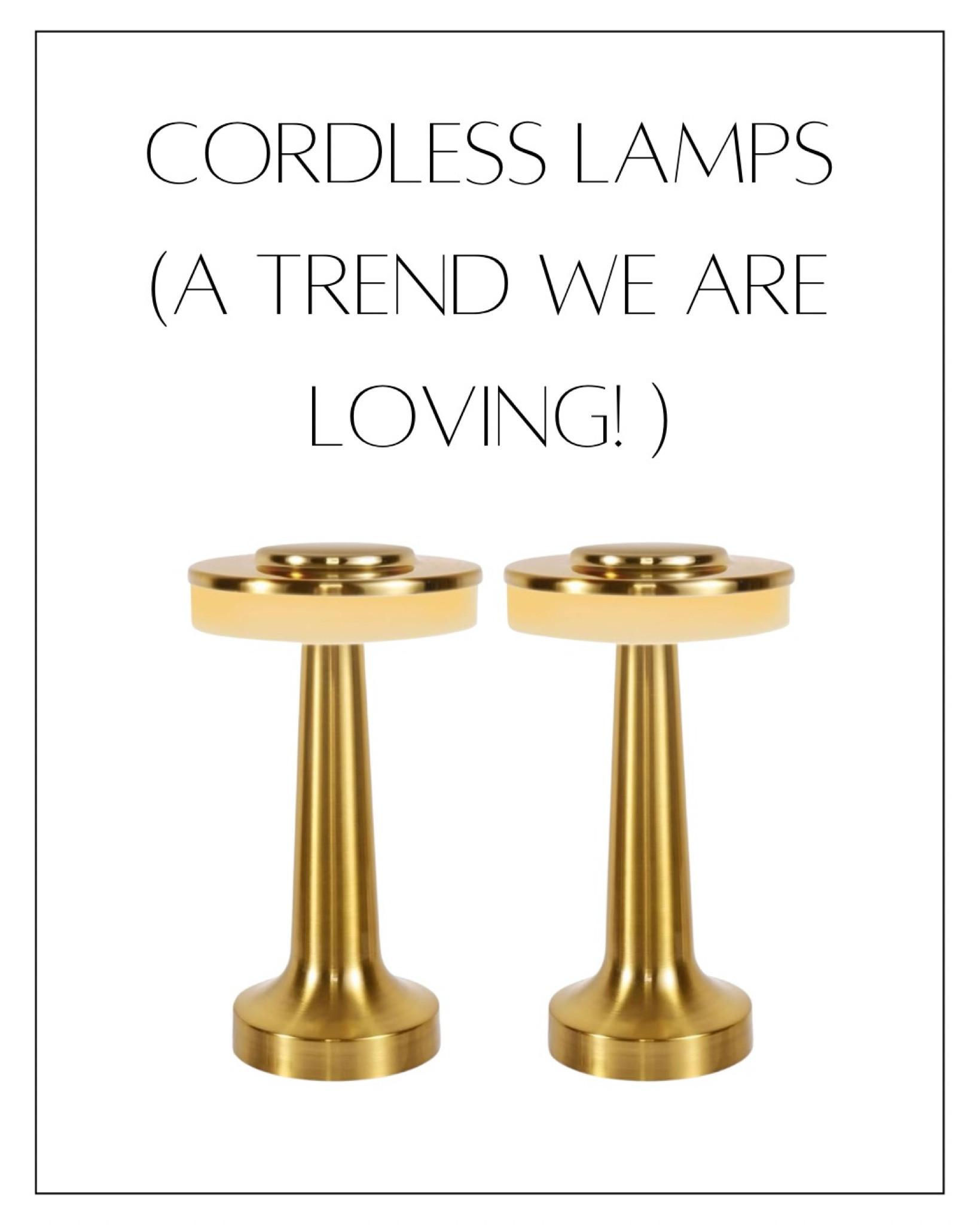 We love cordless lamps just about anywhere! Kitchen, living room, dining room table! So many choices for every style!

#LTKfindsunder100 #LTKGiftGuide #LTKhome