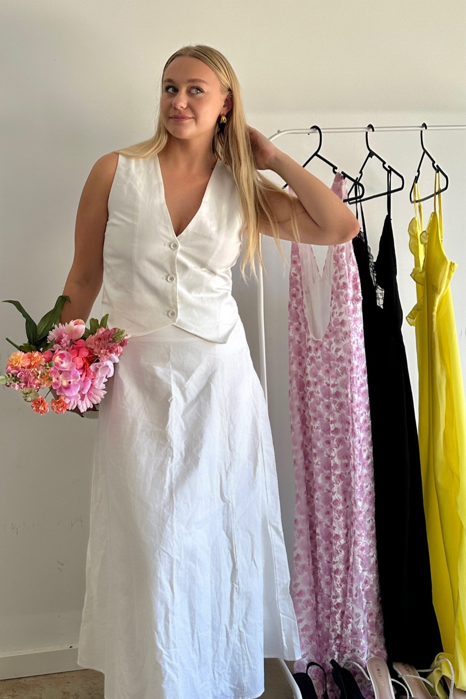 LTK end of year sale is live, shop this gorgeous white skirt and white vest top now 💌

#LTKaustralia LTKFestiveSaleES #LTKstyletip