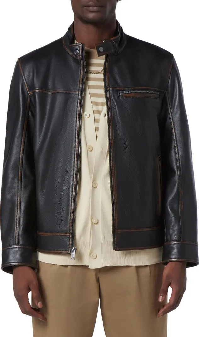 Caruso Leather Racer Jacket | Nordstrom