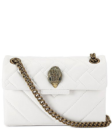 Kurt Geiger London Leather Mini Kensington Crossbody Bag - White | Dillard's