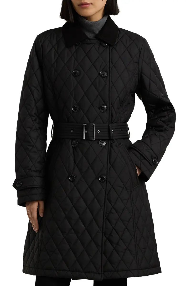 Lauren Ralph Lauren Quilted Trench | Nordstrom | Nordstrom