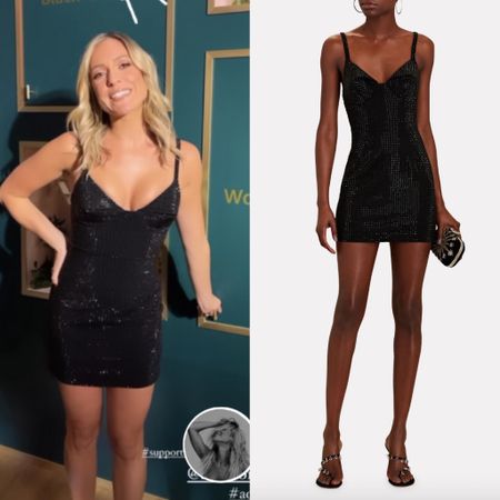 Crystal Clear // Get Details On Kristin Cavallari's Black Crystal Embellished Dress With The Link In Our Bio 📸= @kristincavallari #KristinCavallari 
