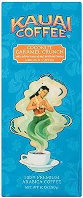 100% Kauai Ground Coffee, Coconut Caramel Crunch -100% Premium Ground Arabica Coffee from Hawaii'... | Amazon (US)