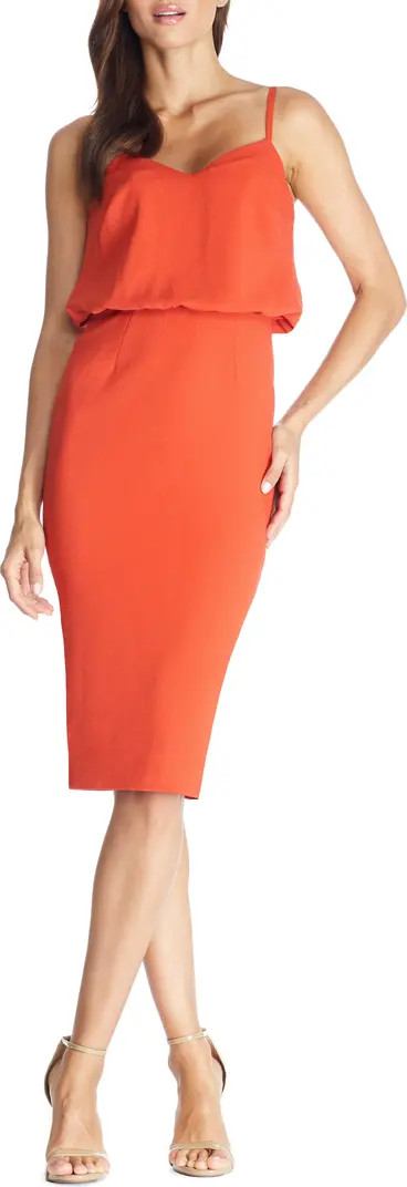 Dress the Population Alondra Blouson Sheath Dress | Nordstrom | Nordstrom