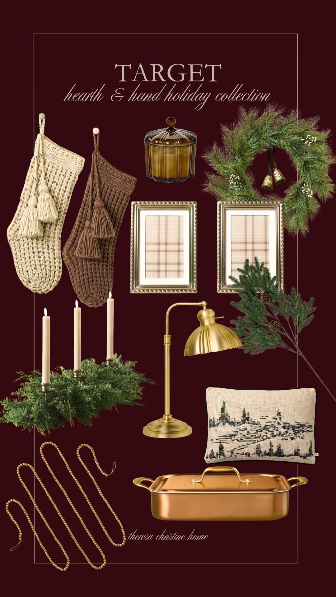 Target Hearth & Hand Holiday Collection favorites 🤎🌲 Christmas decor, neutral home, moody home, brown home decor holiday home decor 

#LTKSeasonal