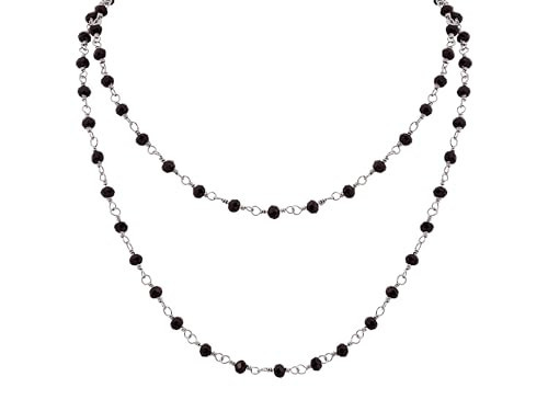 Sacina Layered Black Beaded Black Choker Necklace for Women, Gothic Gothic Goth Necklace, Christmas Jewelry Gift for Women | Amazon (US)