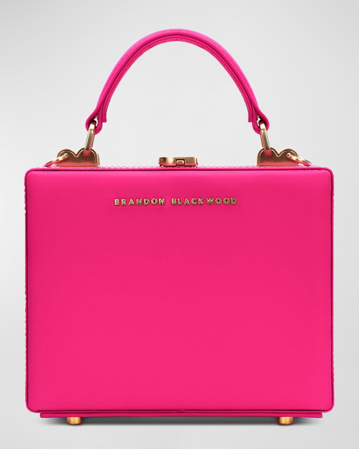 Kendrick Trunk Nylon Top-Handle Bag | Neiman Marcus